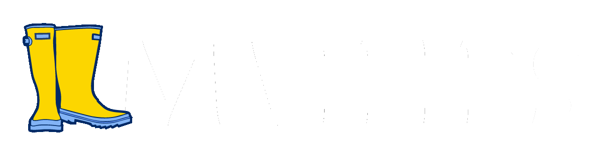 MVIHES_Boots_Main_invert Mid Vancouver Island Habitat Enhancement Society logo – salmon habitat and conservation organization